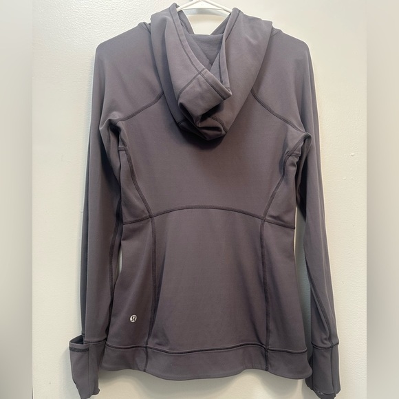 lululemon athletica Gray Asymmetrical Zip Hoodie - Picture 4 of 14